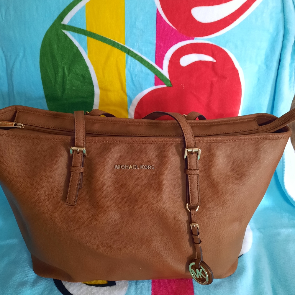 Michael Kors Brown Leather Tote